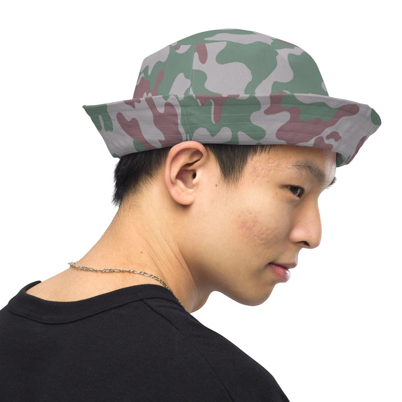 Amoeba Lithuanian Woodland CAMO Reversible Bucket Hat - Head
