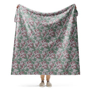 Amoeba Lithuanian Woodland CAMO Sherpa Blanket - 60″×80″