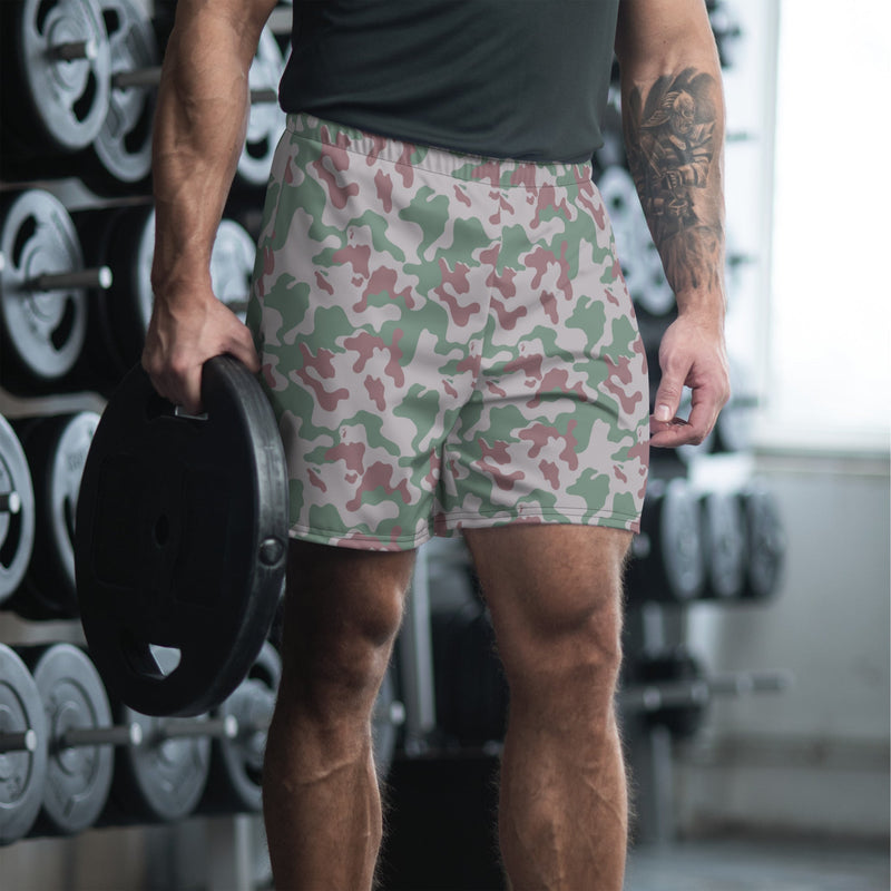 Amoeba Lithuanian Woodland CAMO Unisex Athletic Long Shorts - 2XS