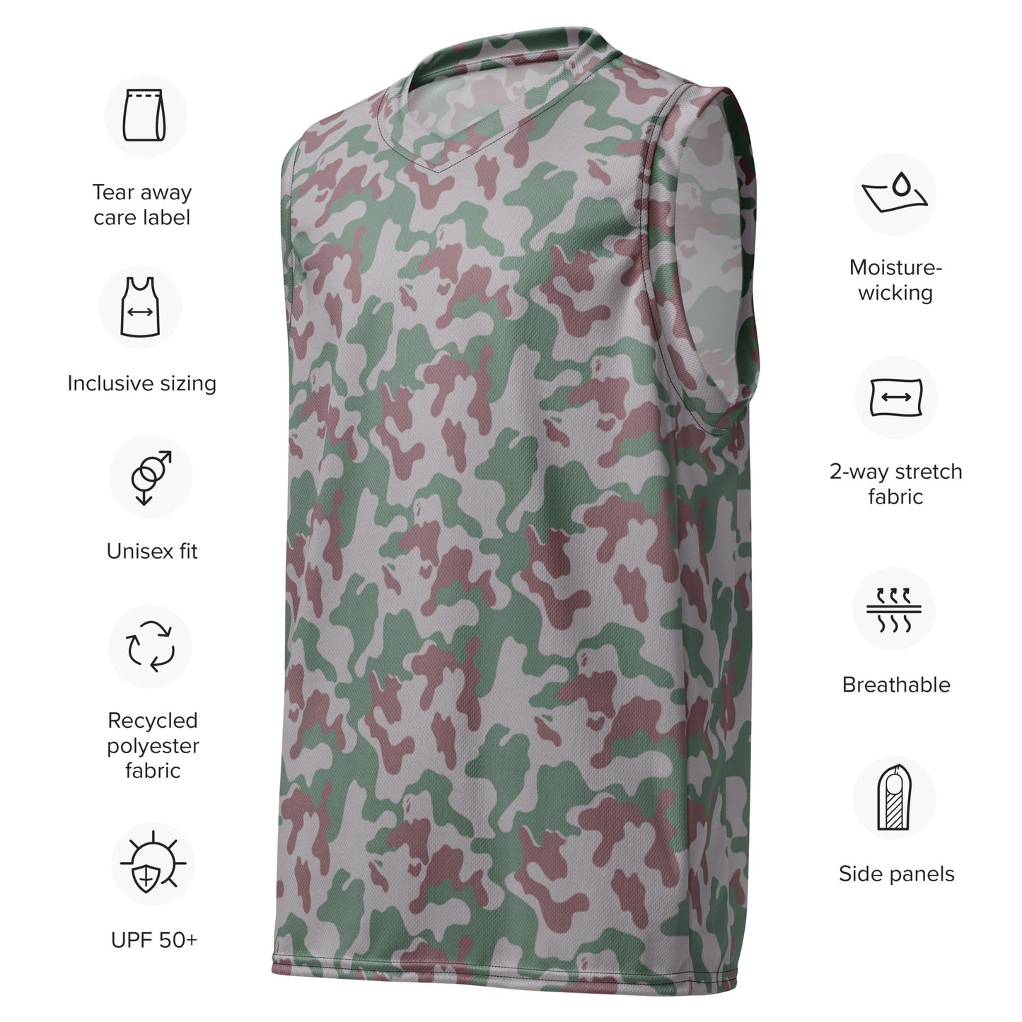 Lithuanian Amoeba CAMO unisex basketball jersey - Basketball Jerseys
