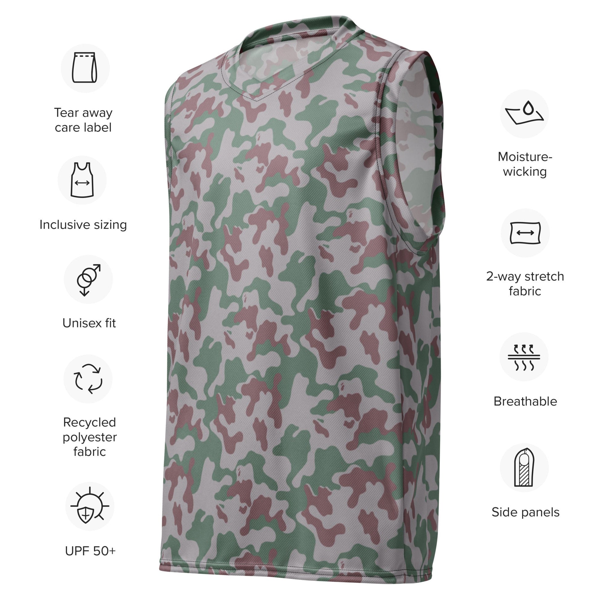 Lithuanian Amoeba CAMO unisex basketball jersey - Basketball Jerseys