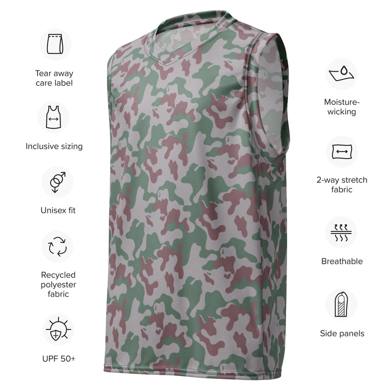 Amoeba Lithuanian Woodland CAMO Unisex Basketball Jersey