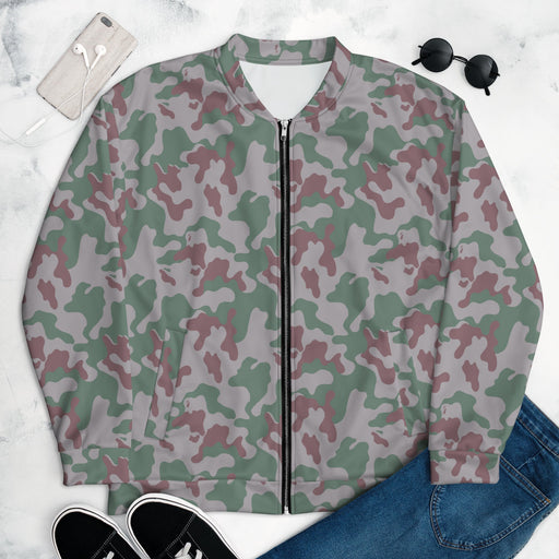 Amoeba Lithuanian Woodland CAMO Unisex Bomber Jacket - XS