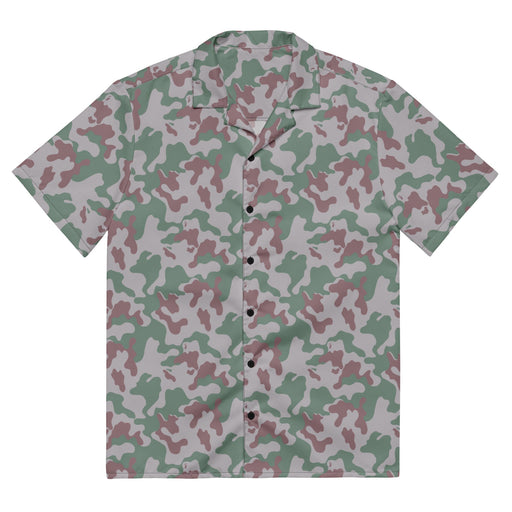 Amoeba Lithuanian Woodland CAMO Unisex Short-Sleeve Button Shirt - 2XS - Button-Up