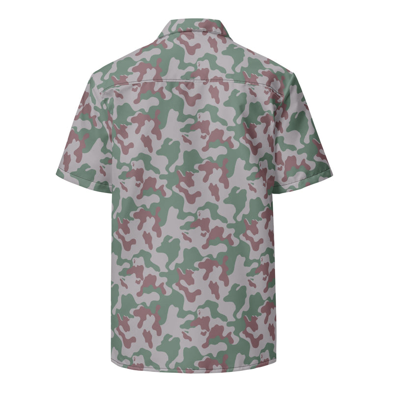 Amoeba Lithuanian Woodland CAMO Unisex Short-Sleeve Button Shirt - Button-Up