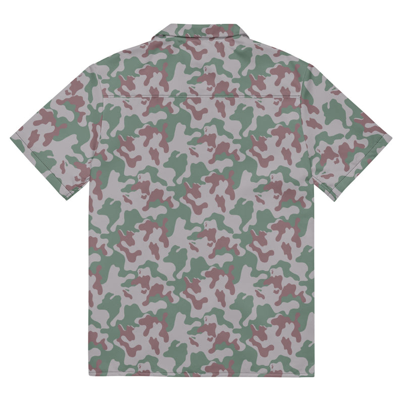 Amoeba Lithuanian Woodland CAMO Unisex Short-Sleeve Button Shirt - Button-Up
