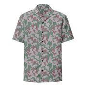 Amoeba Lithuanian Woodland CAMO Unisex Short-Sleeve Button Shirt - Button-Up