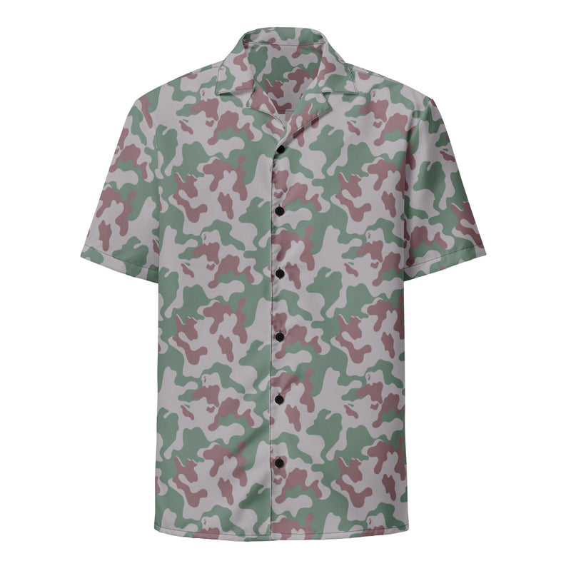 Amoeba Lithuanian Woodland CAMO Unisex Short-Sleeve Button Shirt - Button-Up