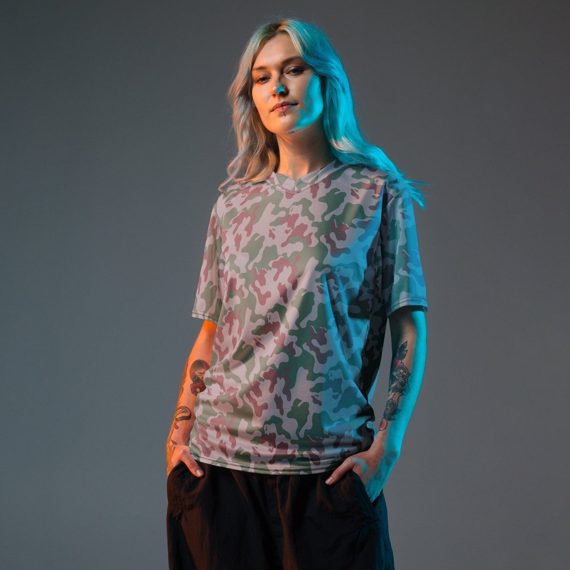 Lithuanian Amoeba CAMO unisex sports jersey - Sports Jerseys