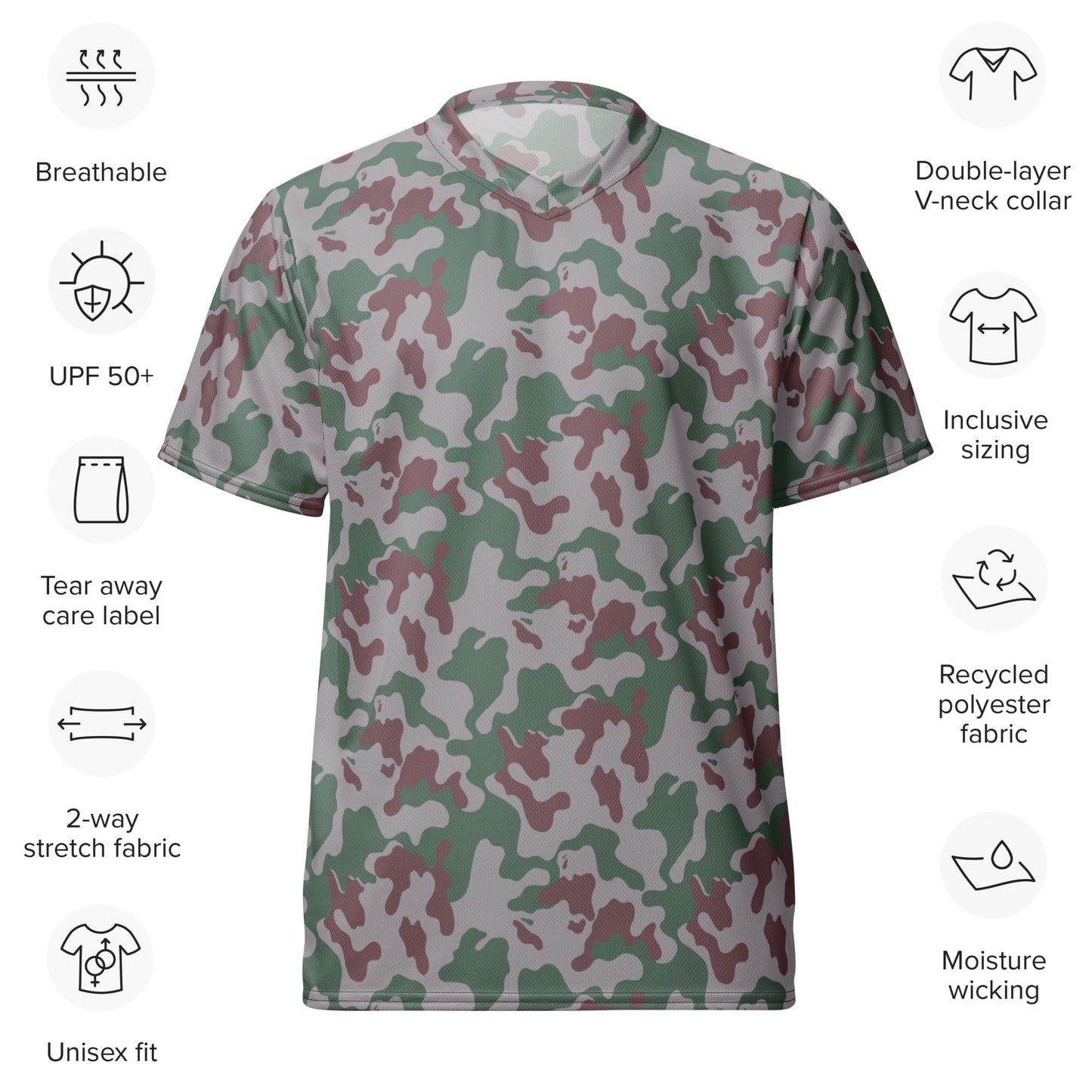 Lithuanian Amoeba CAMO unisex sports jersey - Sports Jerseys