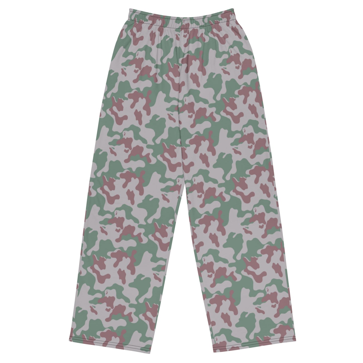 Lithuanian Amoeba CAMO unisex wide-leg pants - 2XS - Wide-leg Pants