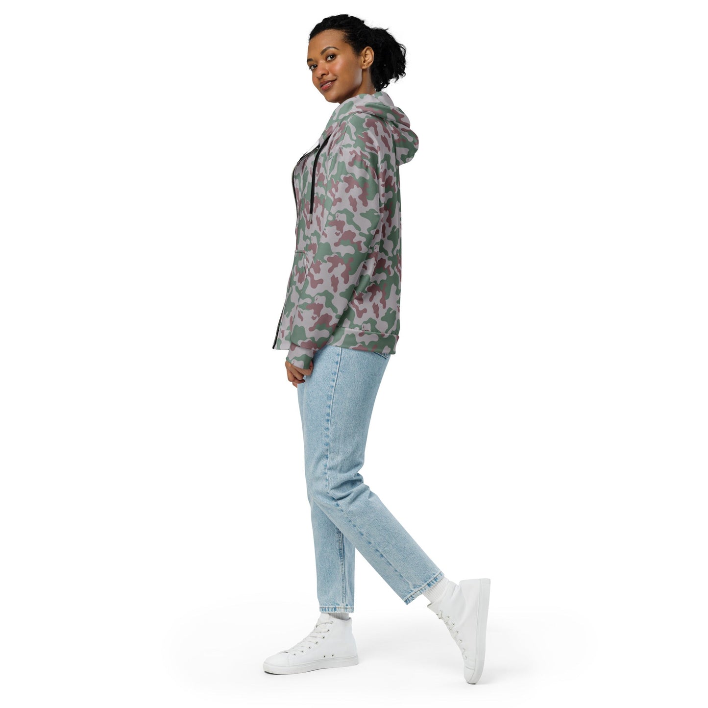 Lithuanian Amoeba CAMO Unisex zip hoodie - Zip Hoodies