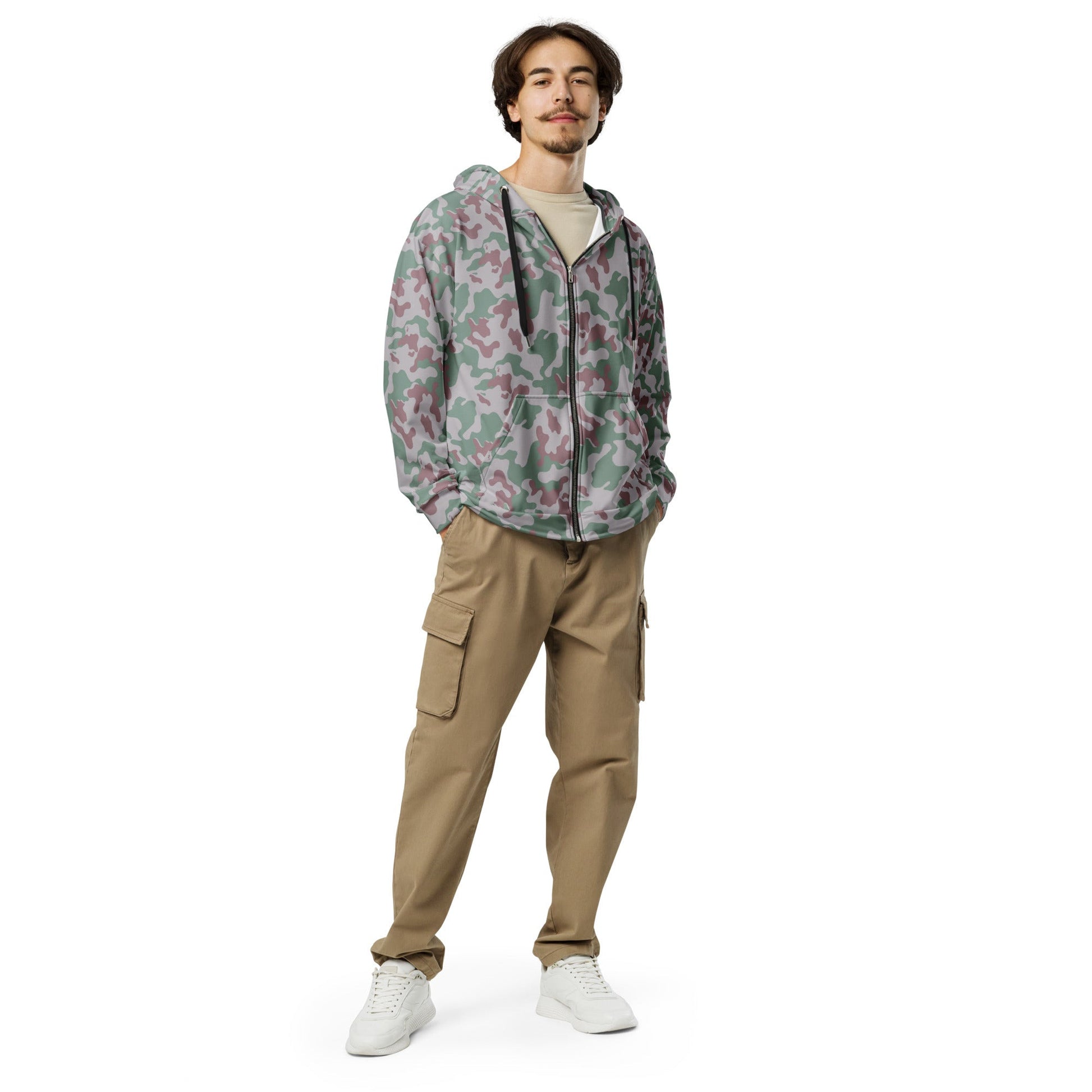 Lithuanian Amoeba CAMO Unisex zip hoodie - Zip Hoodies