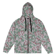 Amoeba Lithuanian Woodland CAMO Unisex Zip Hoodie - XS
