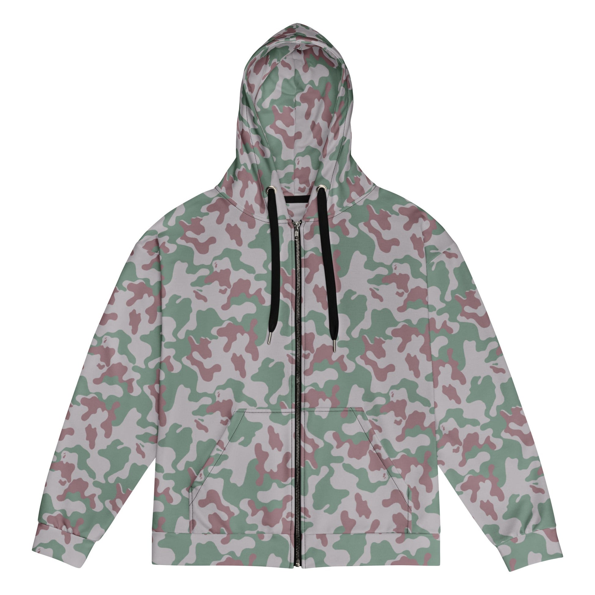 Lithuanian Amoeba CAMO Unisex zip hoodie - XS - Zip Hoodies