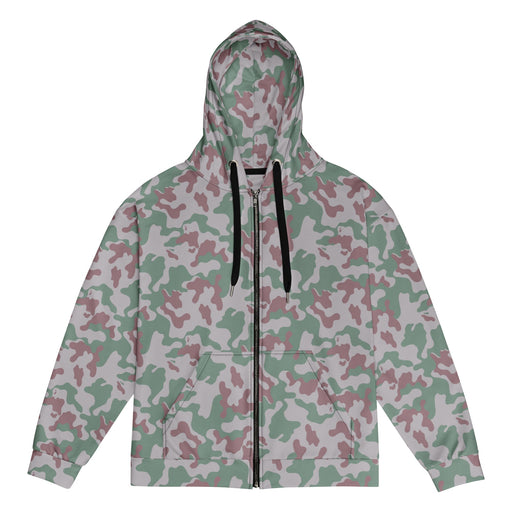 Amoeba Lithuanian Woodland CAMO Unisex Zip Hoodie - XS