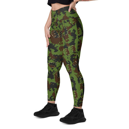 Lithuanian M05 Misko (Forest) CAMO Leggings with pockets - Womens With Pockets