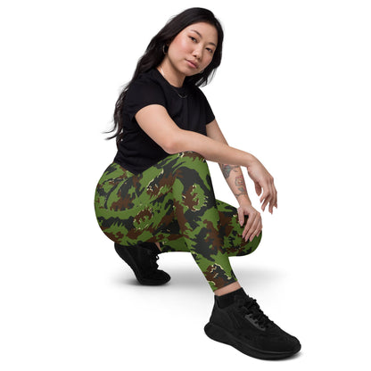 Lithuanian M05 Misko (Forest) CAMO Leggings with pockets - Womens With Pockets