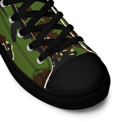 Lithuanian M05 Misko (Forest) CAMO Men’s high top canvas shoes - Mens High Top Canvas Shoes