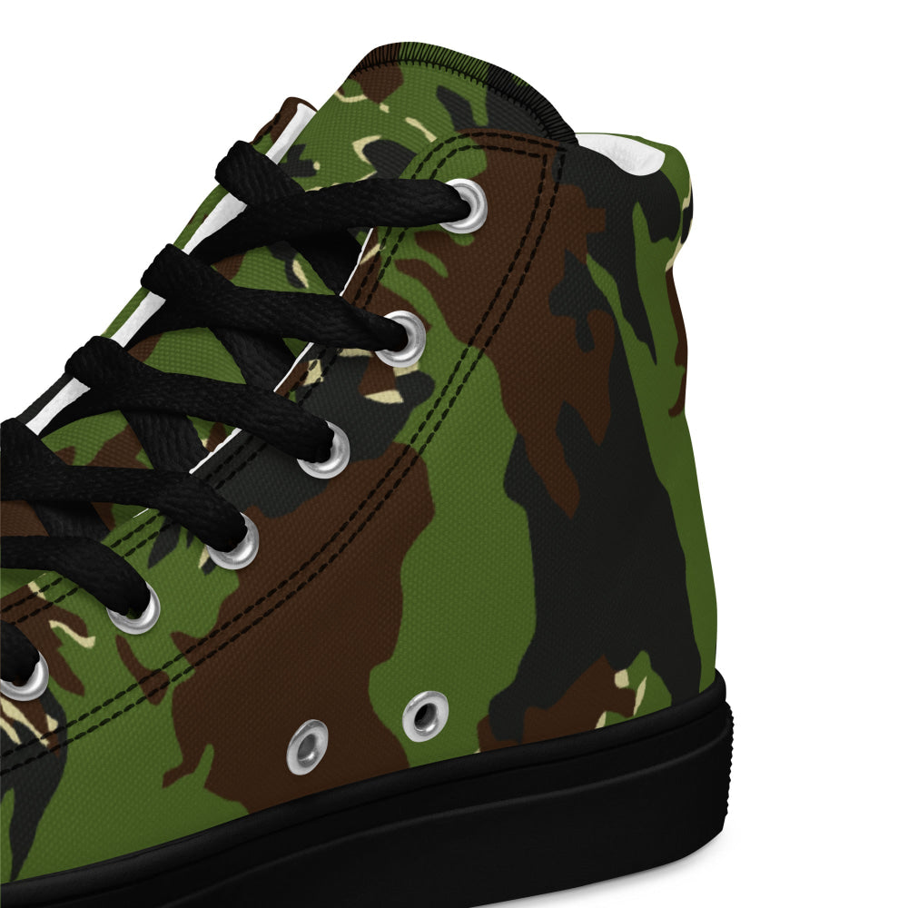 Lithuanian M05 Misko (Forest) CAMO Men’s high top canvas shoes - Mens High Top Canvas Shoes