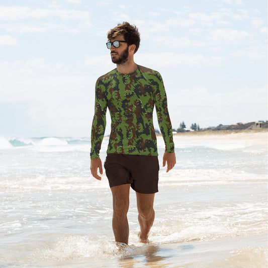 Lithuanian M05 Misko (Forest) CAMO Men’s Rash Guard - XS - Mens