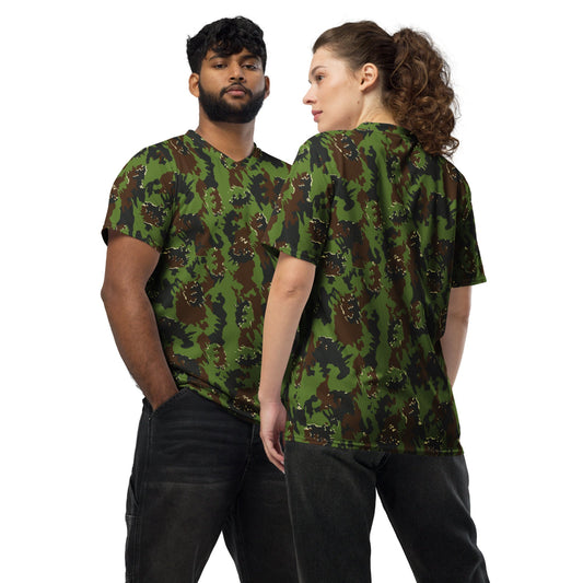 Lithuanian M05 Misko (Forest) CAMO unisex sports jersey - 2XS - Unisex Sports Jersey