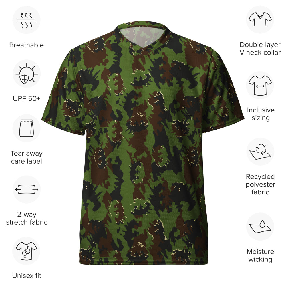 Lithuanian M05 Misko (Forest) CAMO unisex sports jersey - Unisex Sports Jersey