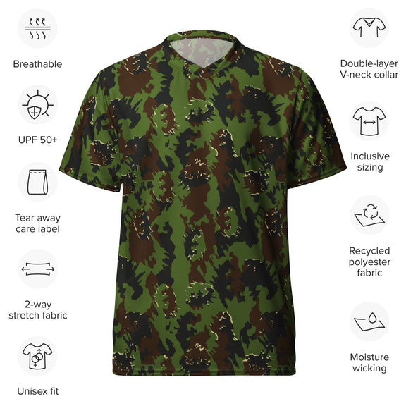 Lithuanian M05 Misko (Forest) CAMO unisex sports jersey - Sports Jerseys