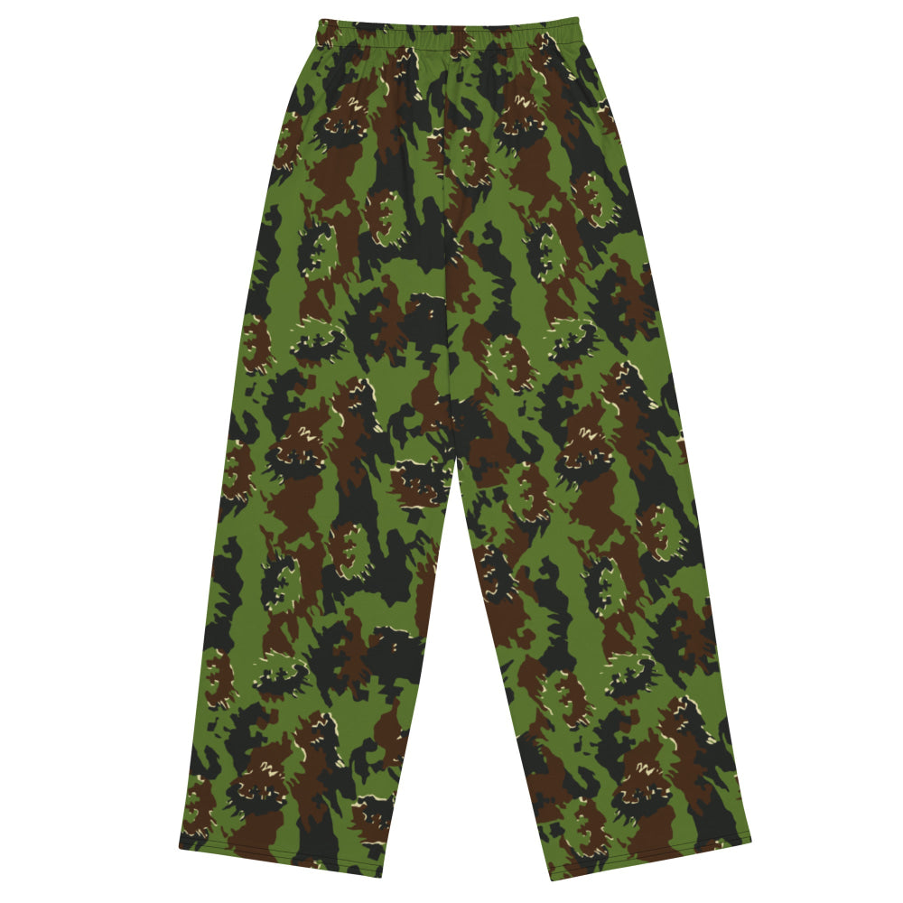 Lithuanian M05 Misko (Forest) CAMO unisex wide-leg pants - Unisex Wide-Leg Pants