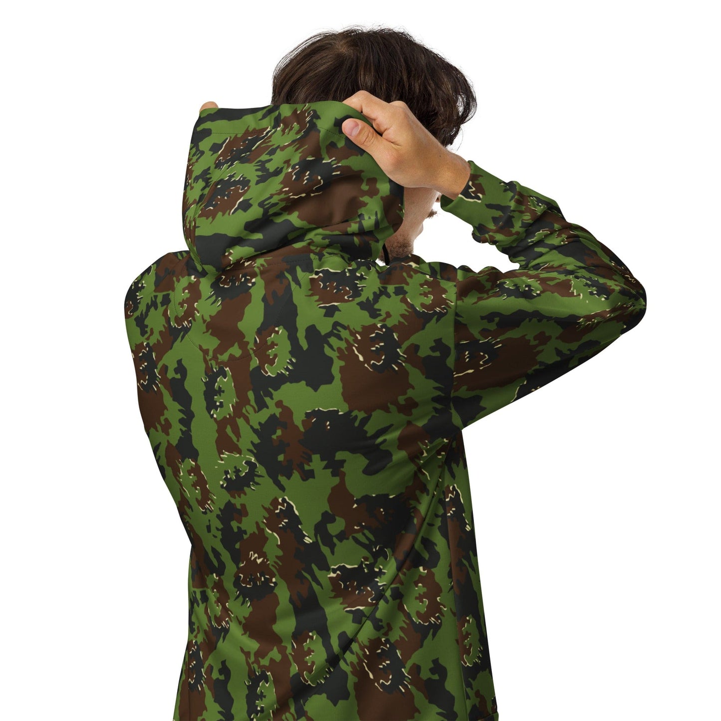 Lithuanian M05 Misko (Forest) CAMO Unisex zip hoodie - Zip Hoodie