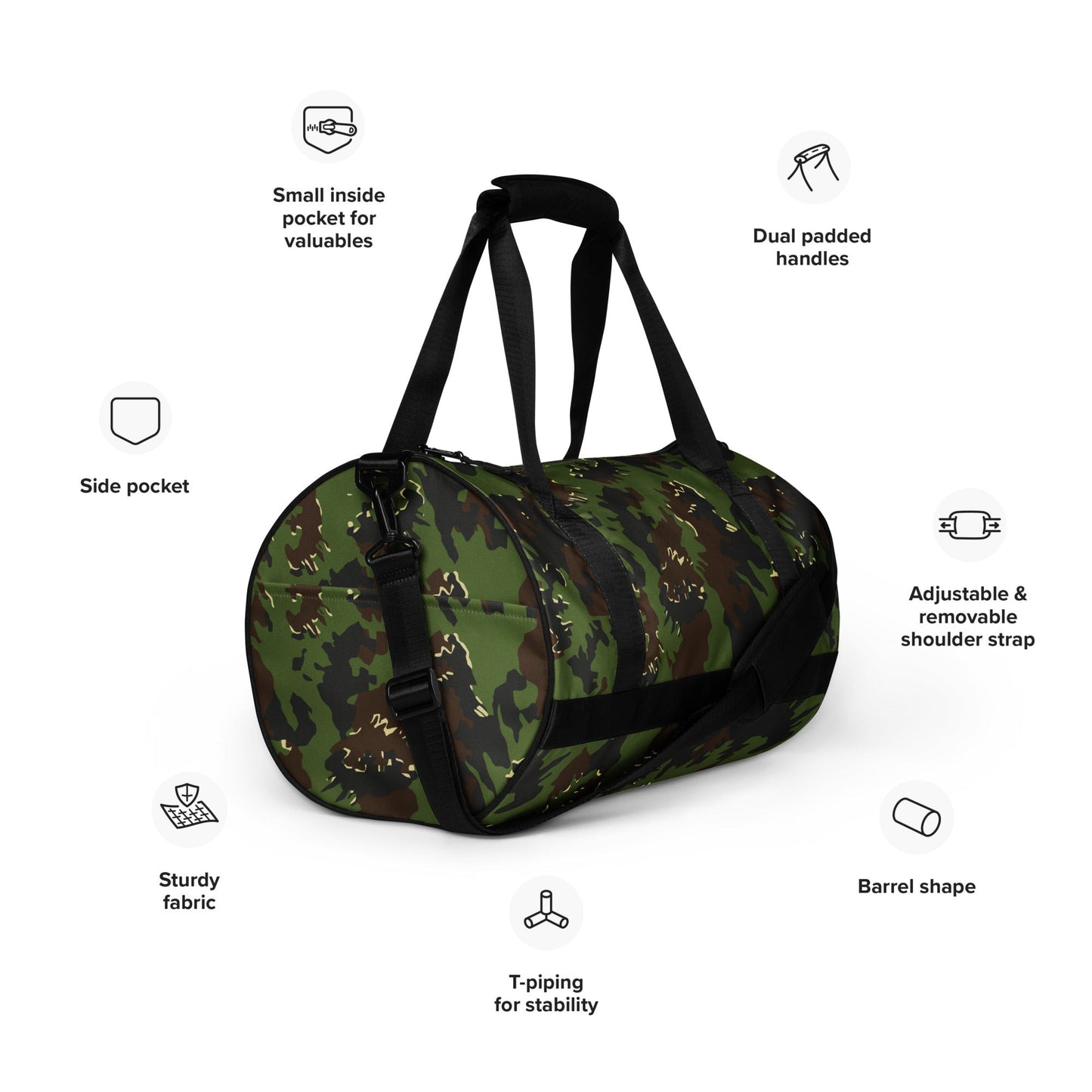 Lithuanian Misko CAMO gym bag - Gym Bags