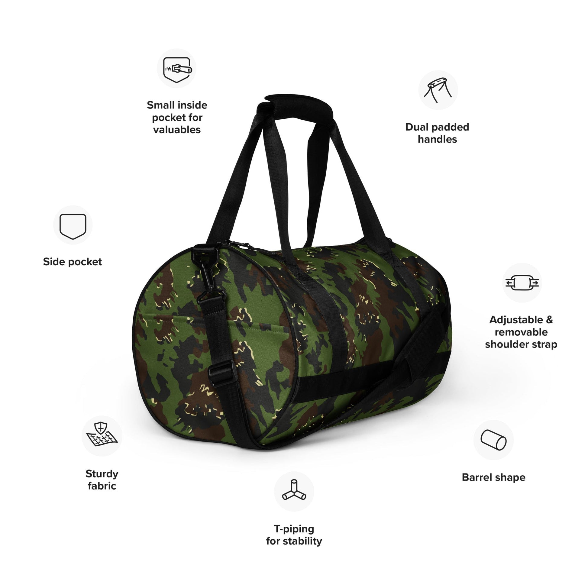 Lithuanian Misko CAMO gym bag - Gym Bags
