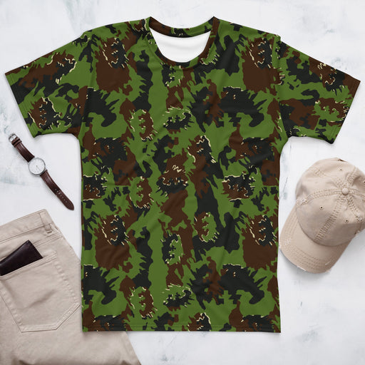 M05 Miško Woodland CAMO Mens T-Shirt - XS