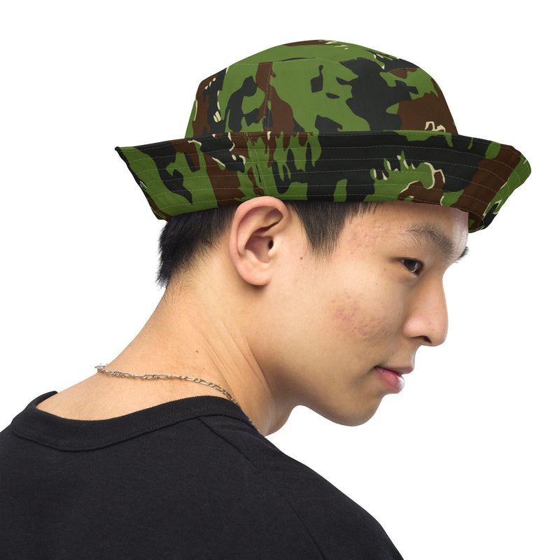 M05 Miško Woodland CAMO Reversible Bucket Hat - Head