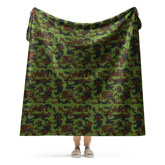 Lithuanian Misko CAMO Sherpa blanket - 60″×80″ - Blankets
