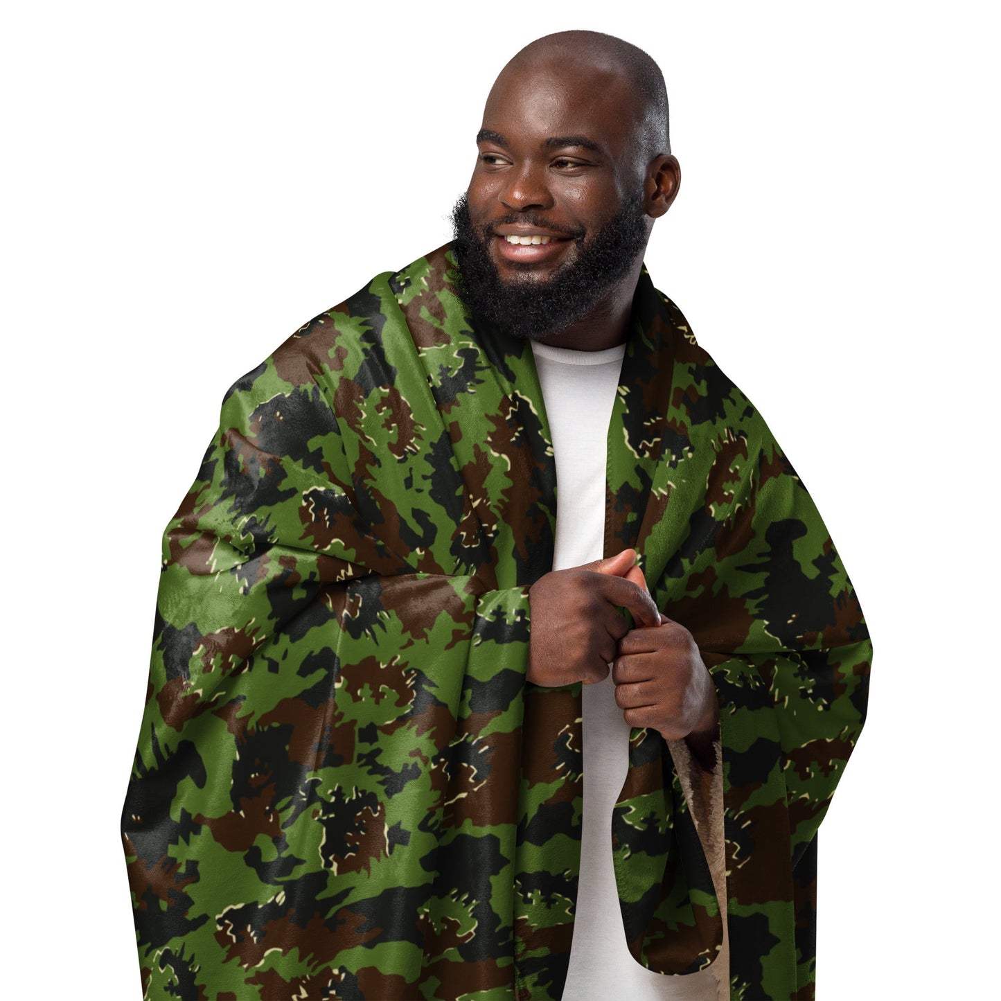 Lithuanian Misko CAMO Sherpa blanket - Blanket