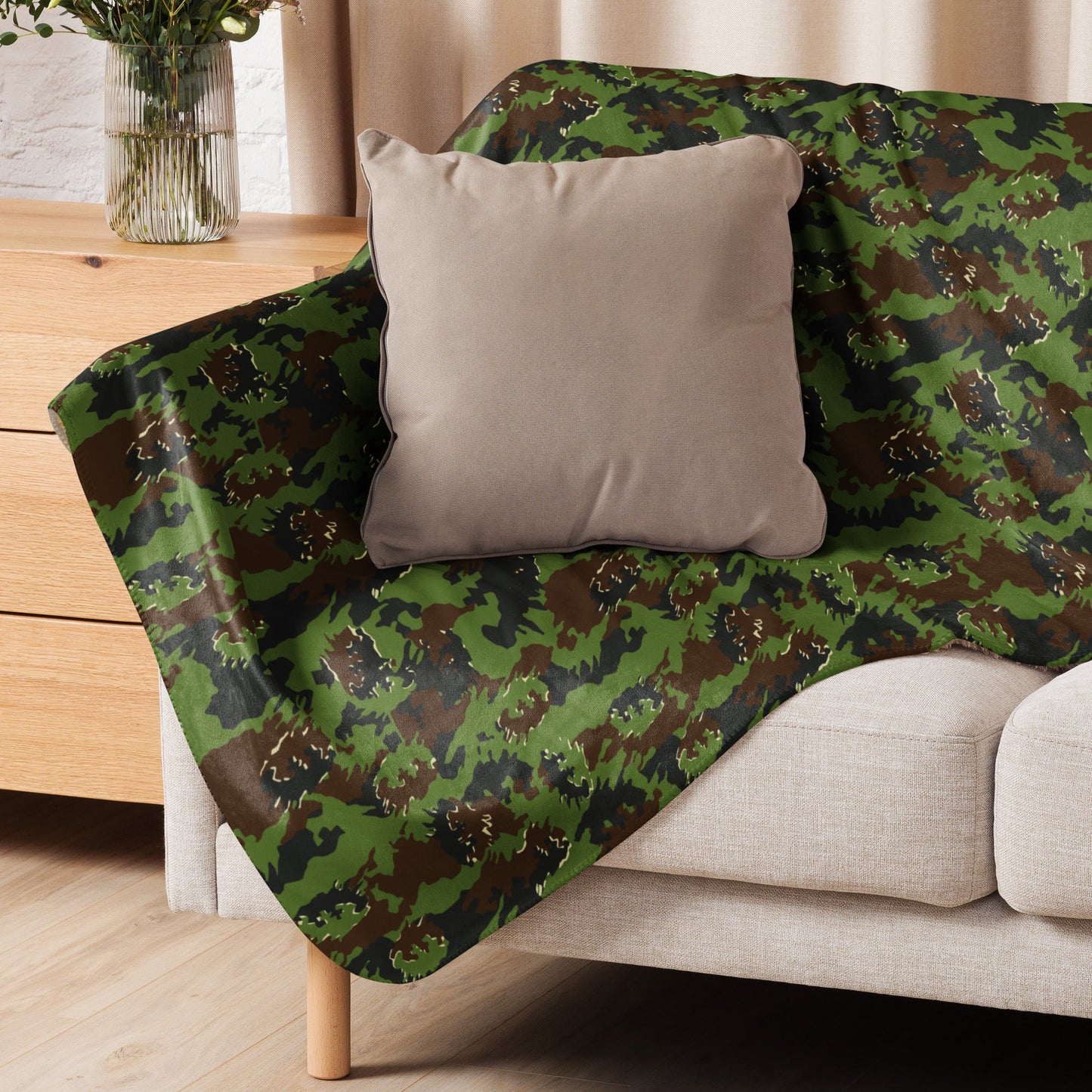 Lithuanian Misko CAMO Sherpa blanket - Blanket