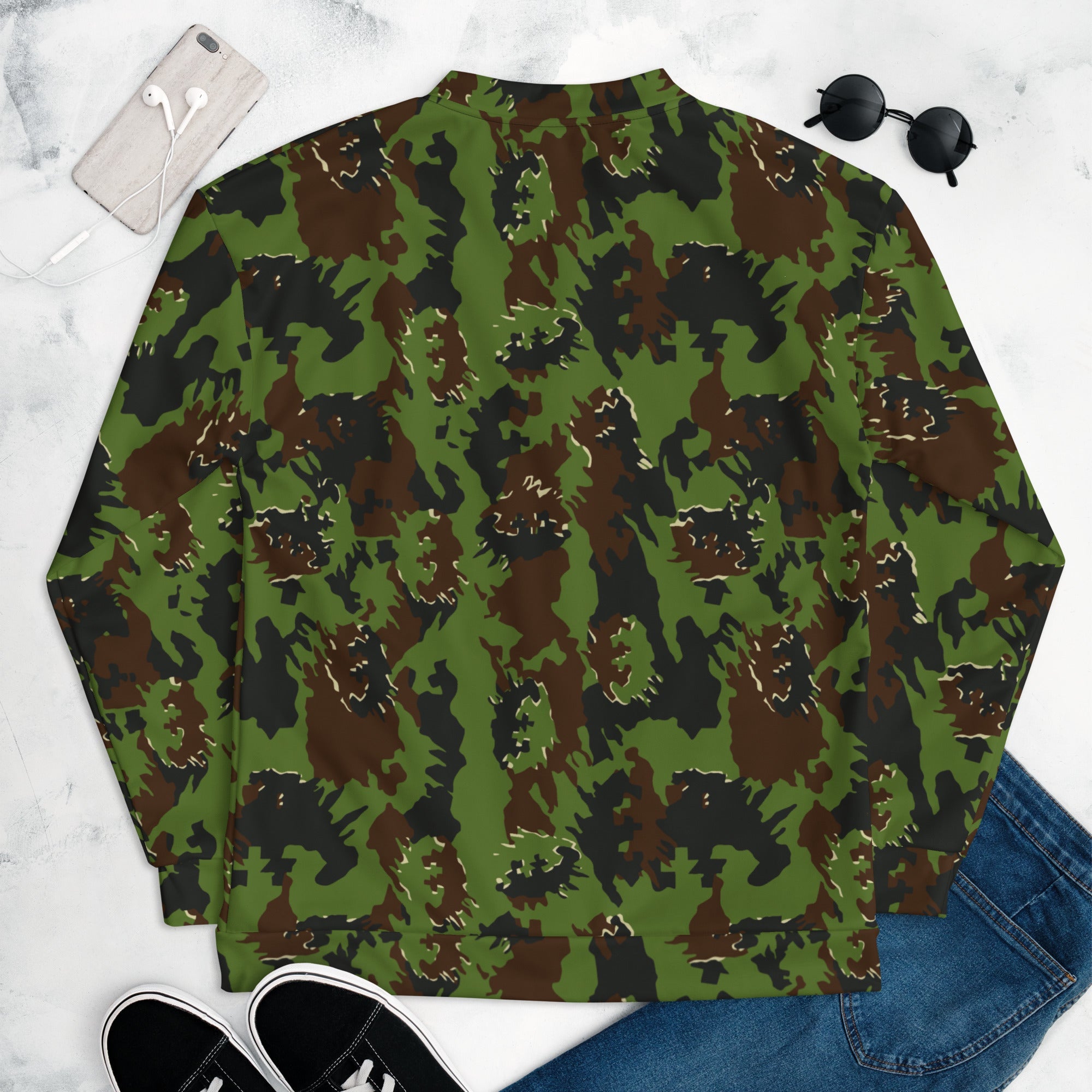 CAMO HQ - Lithuanian Misko CAMO Unisex Bomber Jacket - Worldwide