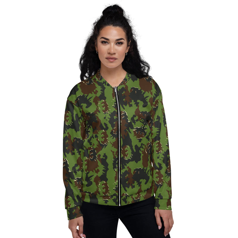M05 Miško Woodland CAMO Unisex Bomber Jacket