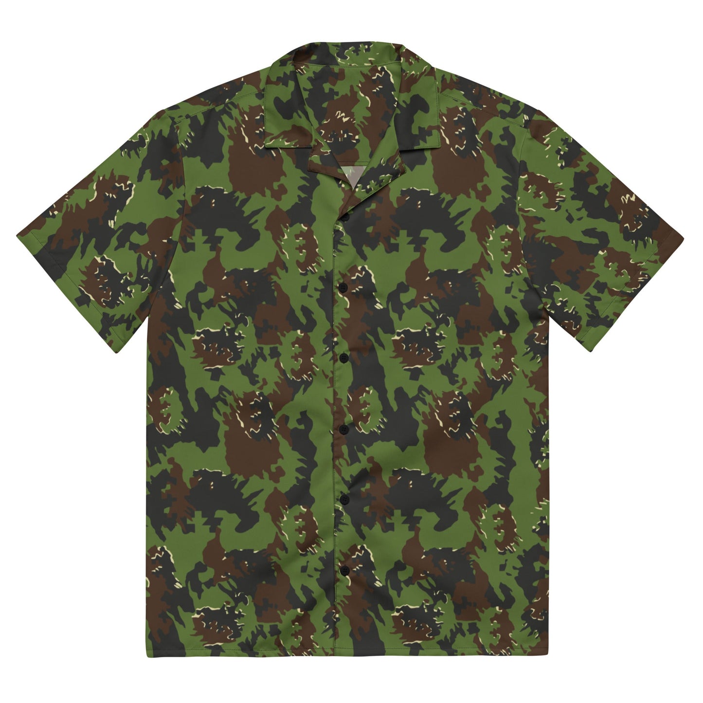Lithuanian Misko CAMO Unisex button shirt - 2XS - Button Shirts