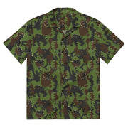 M05 Miško Woodland CAMO Unisex Short-Sleeve Button Shirt - 2XS - Button-Up