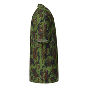 M05 Miško Woodland CAMO Unisex Short-Sleeve Button Shirt - Button-Up