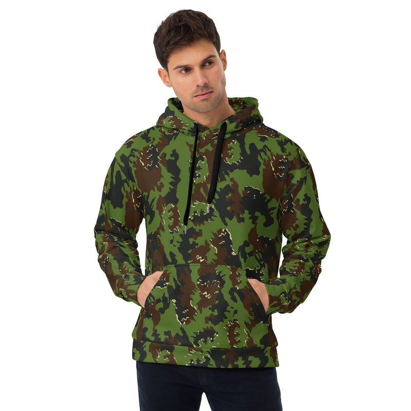 M05 Miško Woodland CAMO Unisex Hoodie - 2XS
