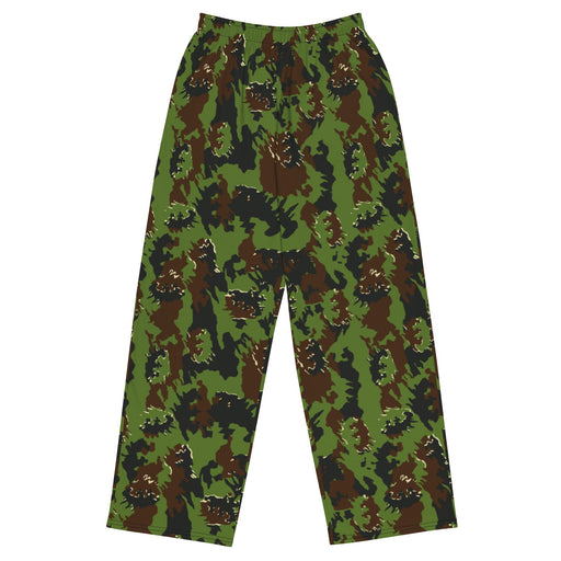 M05 Miško Woodland CAMO Unisex Wide-Leg Leisure Pants - 2XS - Pant