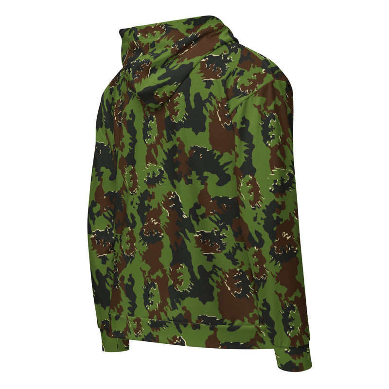 M05 Miško Woodland CAMO Unisex Zip Hoodie