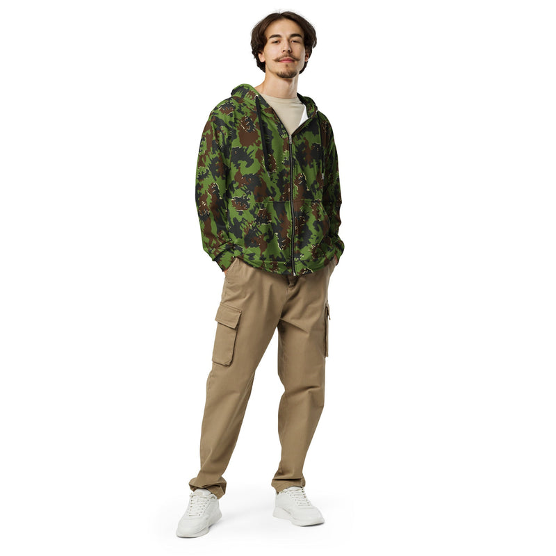M05 Miško Woodland CAMO Unisex Zip Hoodie