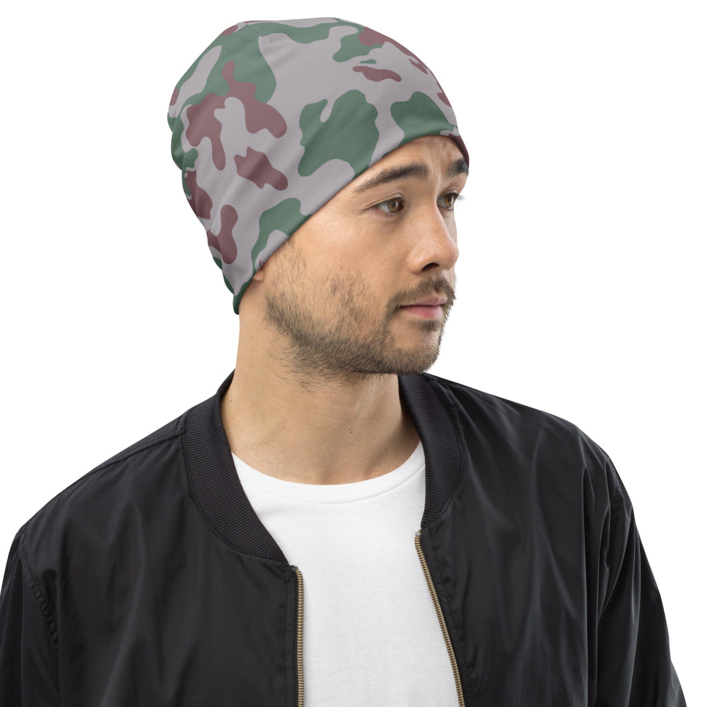 Lithuanian Three Color Amoeba CAMO Beanie