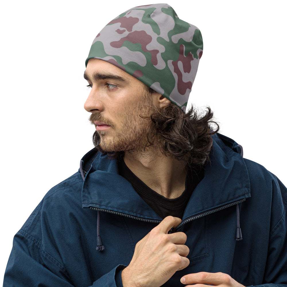 Lithuanian Three Color Amoeba CAMO Beanie - S