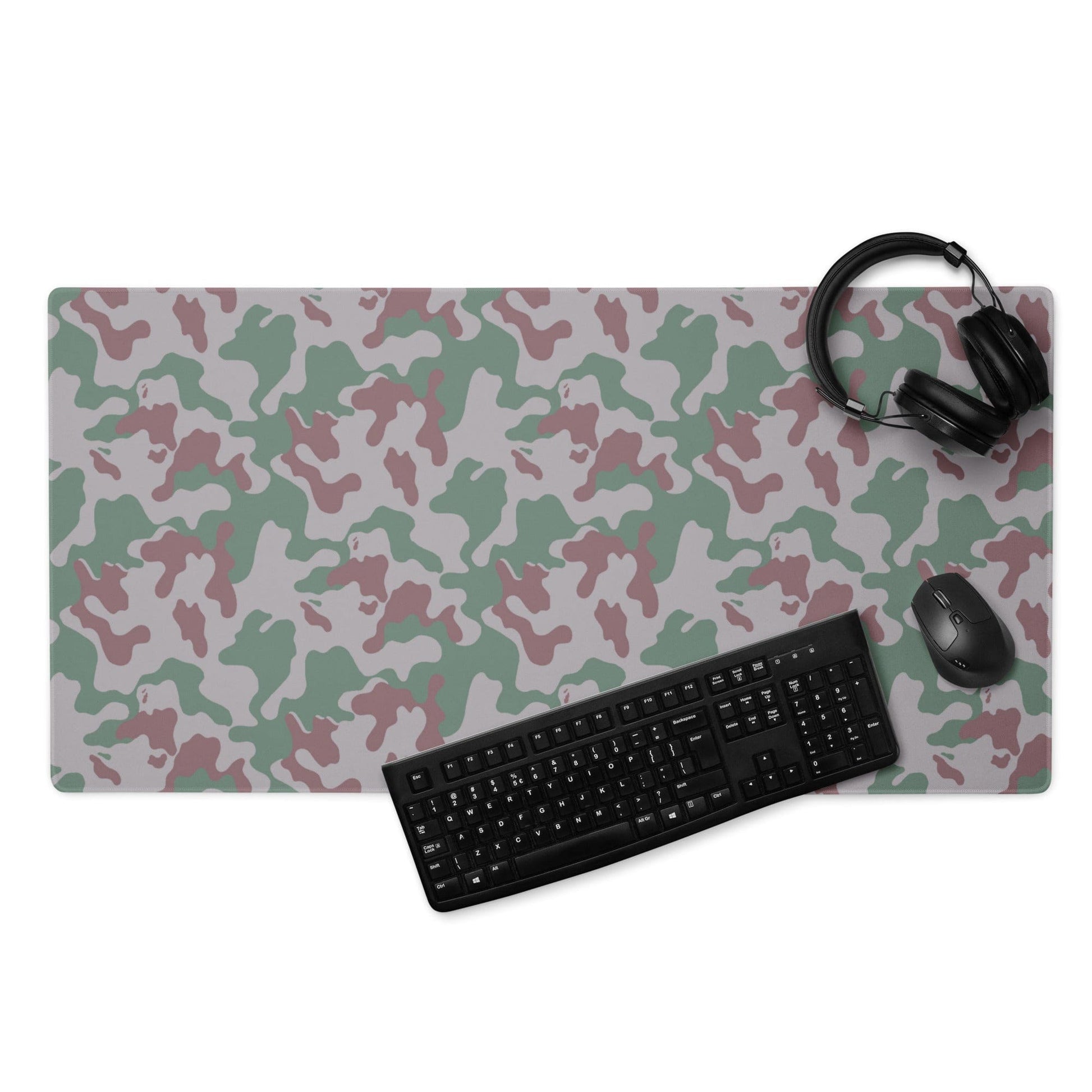 Lithuanian Three Color Amoeba CAMO Gaming mouse pad - 36″×18″ - Mouse Pad