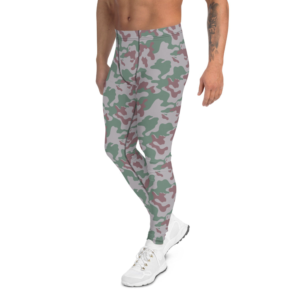 Lithuanian Three Color Amoeba CAMO Men’s Leggings - Mens